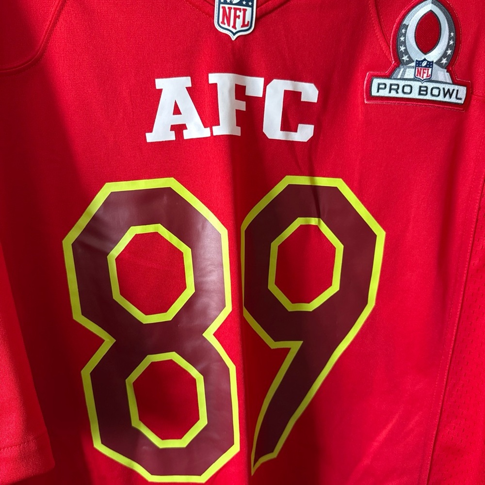 Men’s Nike Amari Cooper #89 Raiders 2017 Pro Bowl AFC Jersey Sz 2XL Red RARE - Picture 2 of 6